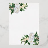 Invitation En Aluminium Mis Quince Emerald Green Princess Quinceanera Gold (Verso)