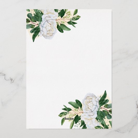 Invitation En Aluminium Mis Quince Emerald Green Princess Quinceanera Gold (Verso)