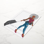 Invitation En Aluminium Mlle à Mme Travel Bachelorette Party (Rotation)