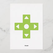 Invitation En Aluminium Mode multijoueur dans l'invitation à l'huile de pé (Verso)