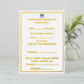 INVITATION EN ALUMINIUM MODELE DE TEXTE D'IMAGE BLANC SIMPLE ÉDITABLE MODE (Debout devant)