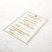 INVITATION EN ALUMINIUM MODELE DE TEXTE D'IMAGE BLANC SIMPLE ÉDITABLE MODE (Rotation)