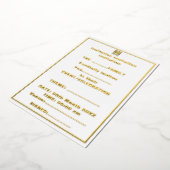 INVITATION EN ALUMINIUM MODÈLE DE TEXTE D'IMAGE BLANCHE SIMPLE MODERNE (Rotation)