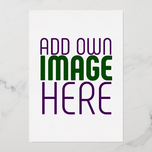 INVITATION EN ALUMINIUM MODÈLE DE TEXTE D'IMAGE BLANCHE SIMPLE MODERNE (Verso)