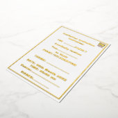 INVITATION EN ALUMINIUM MODÈLE DE TEXTE D'IMAGE BLANCHE SIMPLE MODERNE (Rotation)