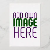 INVITATION EN ALUMINIUM MODÈLE DE TEXTE D'IMAGE BLANCHE SIMPLE MODERNE (Verso)