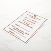 INVITATION EN ALUMINIUM MODÈLE DE TEXTE D'IMAGE BLANCHE SIMPLE MODERNE (Rotation)