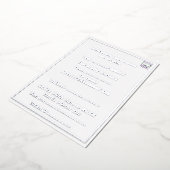 INVITATION EN ALUMINIUM MODÈLE DE TEXTE D'IMAGE BLANCHE SIMPLE MODERNE (Rotation)