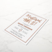 Invitation En Aluminium Modern Mastered It Master's Degree Graduation (Rotation)