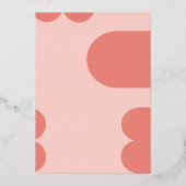 Invitation En Aluminium Modern Mod Arch Photo Graduation Party (Verso)