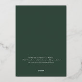 Invitation En Aluminium Modern Mountain Outdoors Wedding Save The Date (Verso)