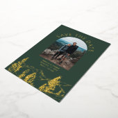 Invitation En Aluminium Modern Mountain Outdoors Wedding Save The Date (Rotation)