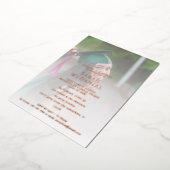 Invitation En Aluminium Moderne 2 Photo Fade Graduation Party (Rotation)