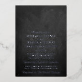 Invitation En Aluminium Moderne Chaîne Lumières Mariage Dîner de répétitio (Recto)