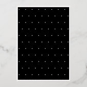Invitation En Aluminium Moderne minima 30 Script Or d'anniversaire (Verso)