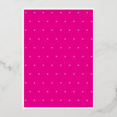 Invitation En Aluminium Moderne minimal rose 30 Script Anniversaire (Verso)