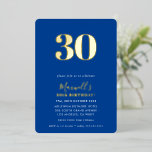 Invitation En Aluminium MODERNE MINIMAL simple 30e anniversaire bleu<br><div class="desc">par kat massard >>> https://linktr.ee/simplysweetpaperie <<< Une conception d'invitation minimale moderne pour votre anniversaire - mettez à jour le modèle pour refléter votre AGE - trop facile! CONSEIL :: 1. Pour modifier/déplacer des graphiques et des polices et ajouter du texte - cliquez sur le bouton "customiser". - - - -...</div>
