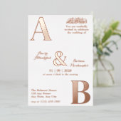 Invitation En Aluminium Moderne minimaliste Mariage islamique blanc (Debout devant)