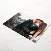 Invitation En Aluminium Moderne Nous sommes engagés Photo Engagement Party (Rotation)