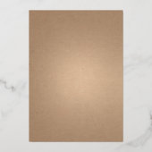 Invitation En Aluminium Monogramme floral Arch Neon (Verso)