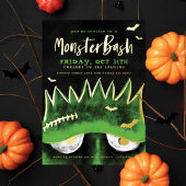 Invitation En Aluminium Monster Bash | Éffrayant Frankenstein Halloween Pa