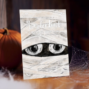 Invitation En Aluminium Monster Bash Éffrayant Wrapmy Maman Halloween Part