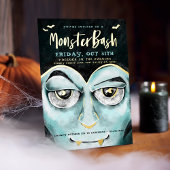 Invitation En Aluminium Monster Bash Fun Éffrayant Vampire Halloween