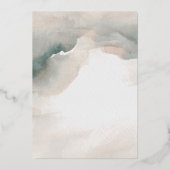 Invitation En Aluminium Moody Mariage (Verso)