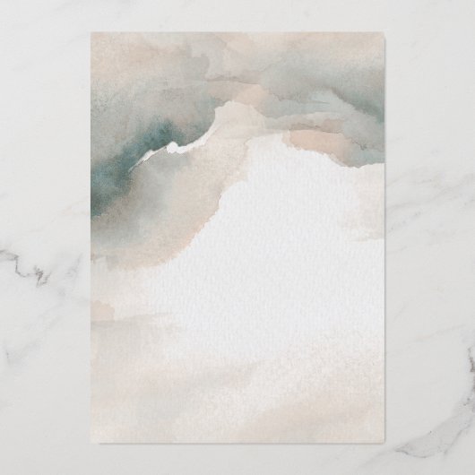 Invitation En Aluminium Moody Mariage (Verso)