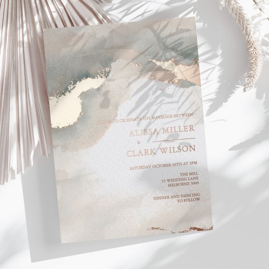 Invitation En Aluminium Moody Mariage