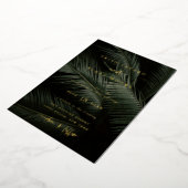Invitation En Aluminium Moody Tropics Mariage (Rotation)