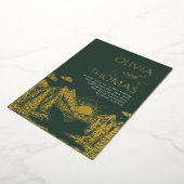 Invitation En Aluminium Mountains Nature Sunset Romantic Elegant Wedding (Rotation)