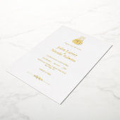 Invitation En Aluminium Musulman Nikah Islam Minimaliste Mariage (Rotation)