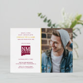 Invitation En Aluminium New Mexico State University Graduation (Debout devant)