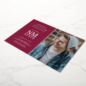 Invitation En Aluminium New Mexico State University Graduation (Rotation)