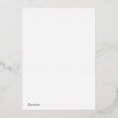 Invitation En Aluminium New Mexico State University Graduation (Verso)