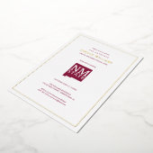 Invitation En Aluminium New Mexico State University Graduation (Rotation)