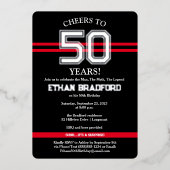 Invitation En Aluminium N'IMPORTE QUEL ÂGE - N'IMPORTE QUELLE COULEURS Spo (Recto)