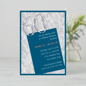 Invitation En Aluminium N'importe quel numéro Anniversaire N'importe quell (Debout devant)