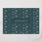 Invitation En Aluminium Notre aventure commence | Multi Photo Enregistrer  (Verso)