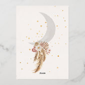 Invitation En Aluminium Nous pouvons à peine attendre le brunch Boho Bear  (Verso)