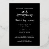 Invitation En Aluminium Nous sommes toujours ensemble - Photo d'anniversai (Verso)