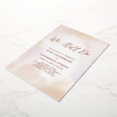 Invitation En Aluminium Nous sommes toujours | Rose Gold Anniversaire, Ren (Rotation)