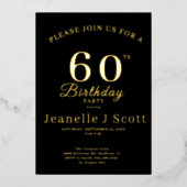 Invitation En Aluminium Or 5" x 7" (Recto)