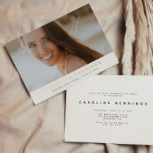 Or de la graduation photo minimaliste moderne