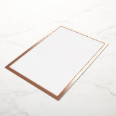 Invitation En Aluminium Or Rose blanc (Rotation)