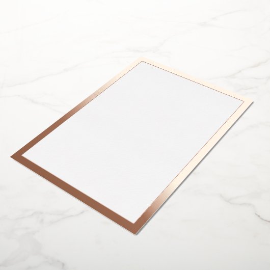 Invitation En Aluminium Or Rose blanc (Rotation)