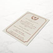 Invitation En Aluminium Oyster Infirmière inscrite Caduceus+Laurel Wreath (Rotation)