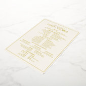 Invitation En Aluminium PAGE mariage ENTOURAGE (Rotation)