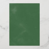 Invitation En Aluminium Palme tropicale sauvage | Gold Foil Mariage géomét (Verso)